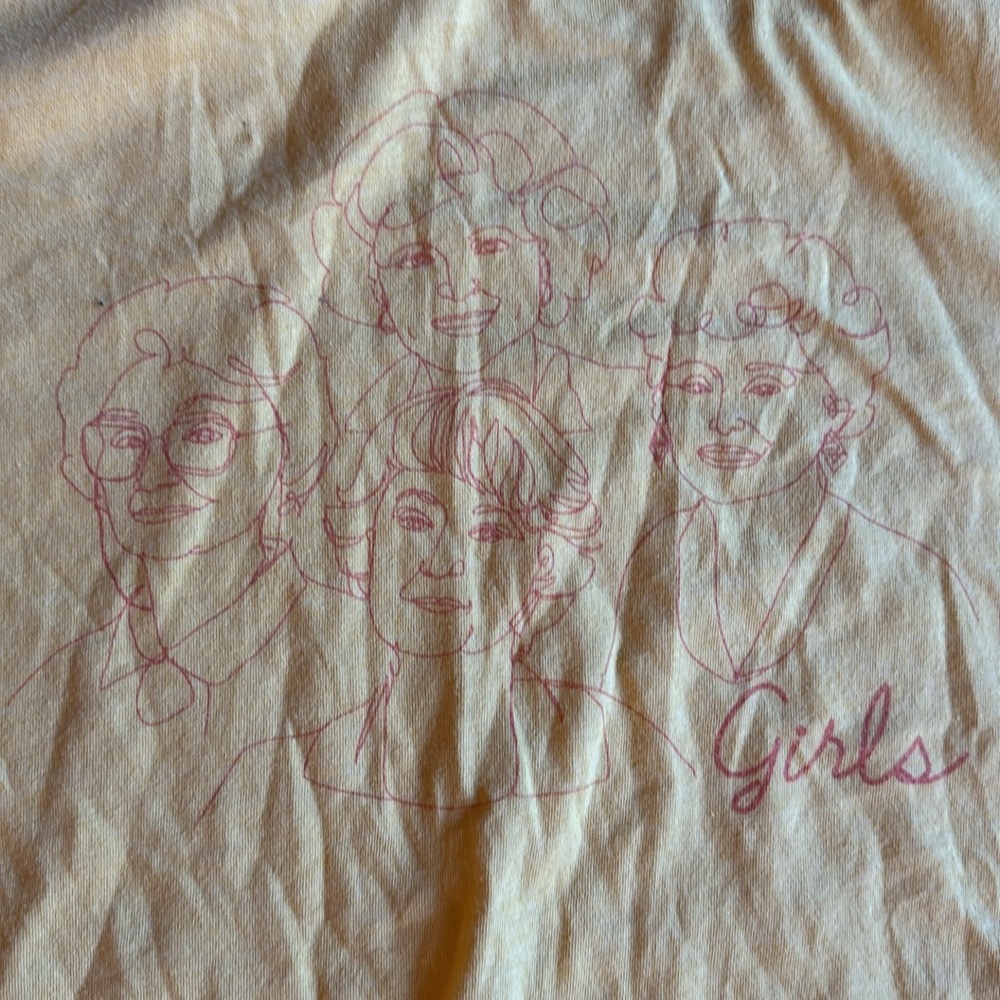 Golden girls fine line t shirt size medium